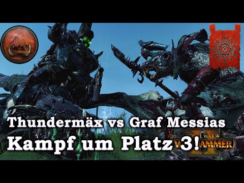 Skaven vs Grünhäute - BETA-Turnier Platz 3 Graf Messias VS Thundermäx - Total War: Warhammer 2