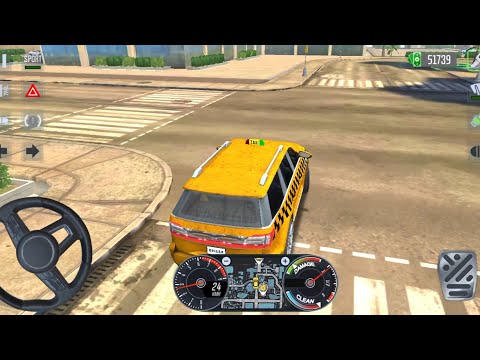 Taxi Sim 2022 Evolution: Driving Hypercar with Gullwing Doors - Android gameplay