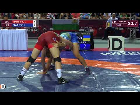 BRONZE FS - 85 kg: I. MARCHKOV (BUL) v. I. PLAKHTYR (UKR)