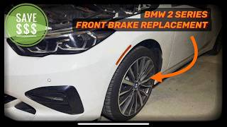 BMW 228i How To Replace Front Brake Pads And Rotors 2017 - 2021. X1, X2