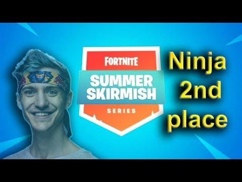 Ninja 2nd place - Fortnite Summer Skirmish week 7 Day 2 all Games highlights