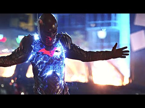 The Flash 9x05 Bat Woman & Team Flash defeats Red Death Scene HD