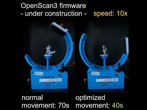 New OpenScan 3d scanner firmware in the making