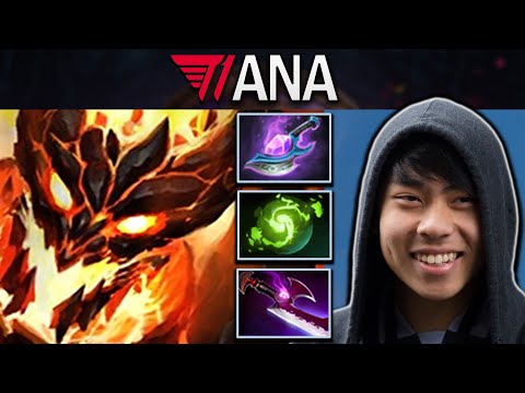 Shadow Fiend Dota 2 Gameplay T1.Ana with 36 Kills and Silveredge