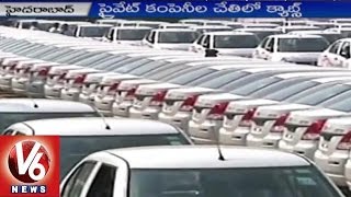 Taxi Cab | Taxi drivers in concern with increase of Private Companies - Hyderabad (18-08-2015)