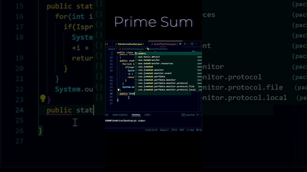 #primePairsum calculation #22/100 day #100daysofcodechallenge #leetcode