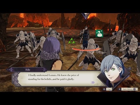 Fire Emblem: Three Houses - Yuri Vs Ashe At Ailell Unique Dialogue
