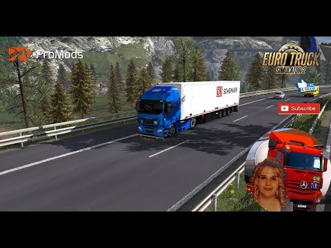 Euro Truck Simulator 2 Promods 2.27 Graz to Venezia + DLC's & Mods