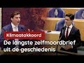 Baudet vs Jetten: Klimaatakkoord langste zelfmoordbrief uit de geschiedenis