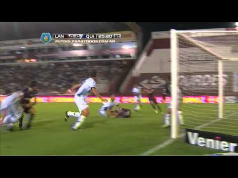 ¿Penal a Silva? Lanús 0 - Quilmes 0.  Fecha 8. Torneo Final 2014. Fútbol Para Todos