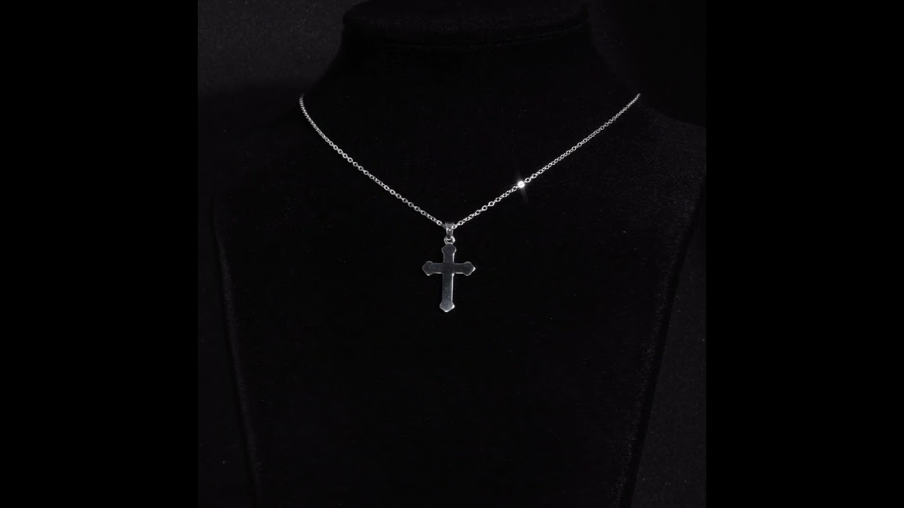 Dây chuyền bạc s925 DCJ184 Chữ thập thanh lịch Chariot Jewelry