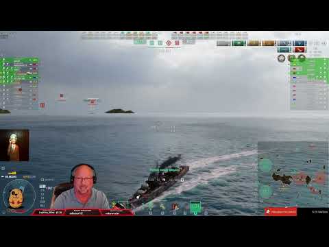 My Personal Tier 8 damage record while playing Akizuki - World of Warships