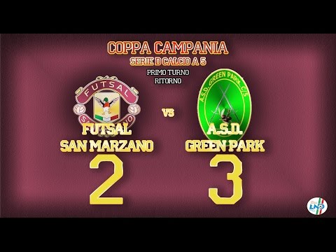 Futsal San Marzano - A.S.D. Green Park C5 2-3 [Coppa Campania 201/16 - Primo Turno]