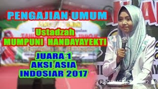 Download lagu Pengajian USTADZAH MUMPUNI HANDAYAYEKTI (Juara 1 AKSI ASIA INDOSIAR 2017) di Tulungagung 04-10-18 mp3