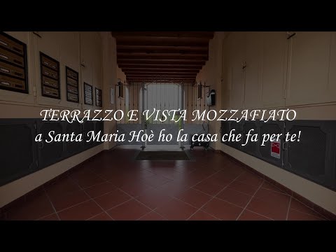 SANTA MARIA HOÈ - BILOCALE CON TERRAZZO E VISTA MOZZAFIATO