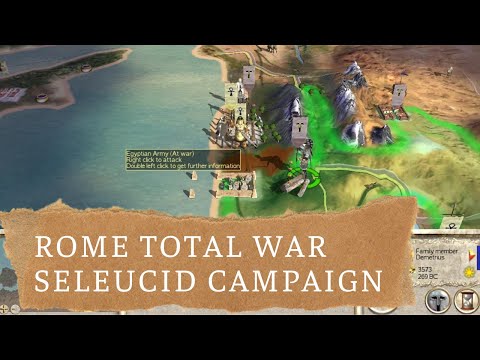 Rome: Total war Speedrun || Seleucid Campaign [Medium]