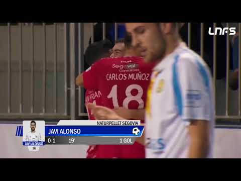 Gol Javi Alonso (0-1) Catgas Enegía - Naturpellet Segovia. 1Div, J12