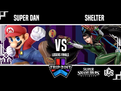Tripoint Smash 163  -  Losers Finals  -  Super Dan(Mario) Vs. Shelter(Bayonetta)