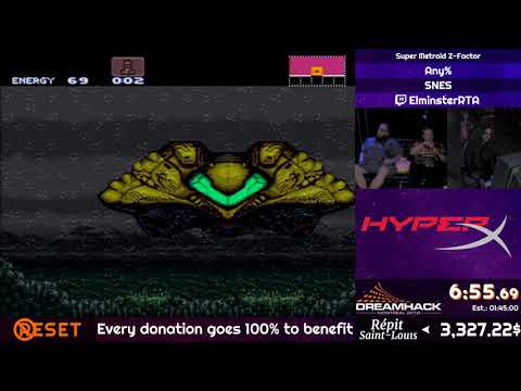 NoReset x DreamHack Montréal 2018 - Super Metroid Z-Factor by ElminsterRTA