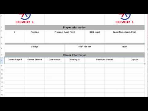 Creation of a Scouting Report