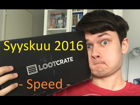 Avataan Loot Crate (Syyskuu 2016 - Speed)
