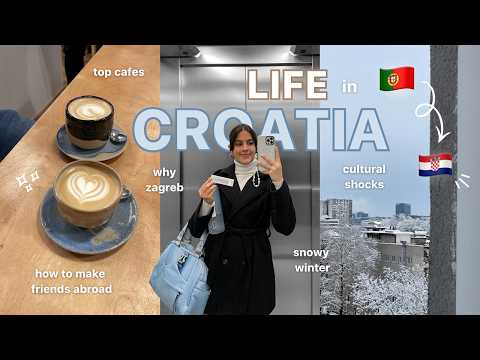 romanticising winter in zagreb | why I’ve moved to croatia, fave cafes, snow days