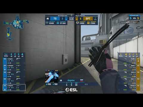 Degster 4k AWP NOSCOPE - Team Spirit vs Sprout - IEM COLOGNE 2021 - CSGO
