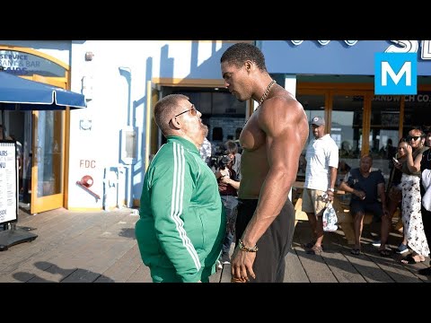 The Super Fat Guy Beat the Bodybuilders at Muscle Beach | Muscle Madness