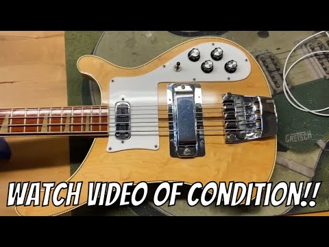 1973 Rickenbacker 4001 Bass Mapleglo Checkerboard Binding image 12