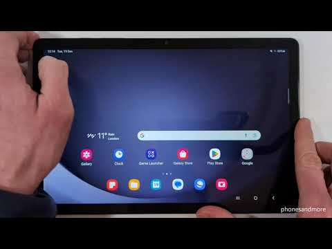 Samsung Galaxy Tab A9 Plus: How to take a screenshot/capture?