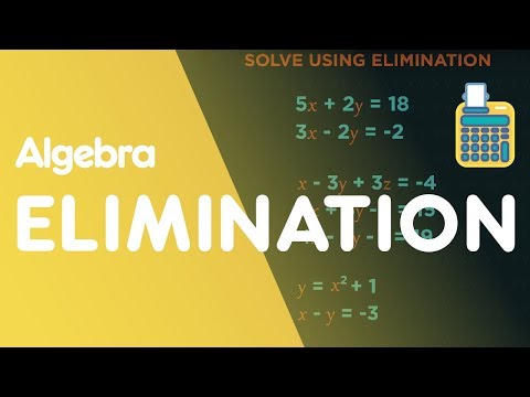 Simultaneous Equations By Elimination | Algebra | Maths | FuseSchool