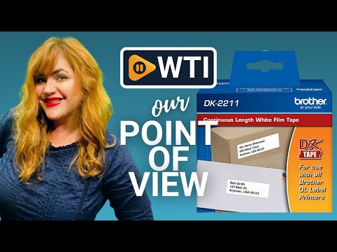 Brother Genuine White Film Tape - WTI product video review