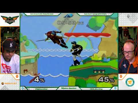 SGL 2018   SSBM 1v1 WQ   FOX MVG Mew2King vs P5 Nightmare