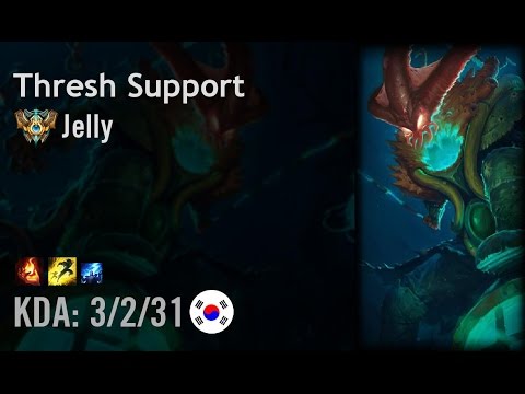 Thresh Support vs Bard - Jelly - KR Challenger Patch 6.13