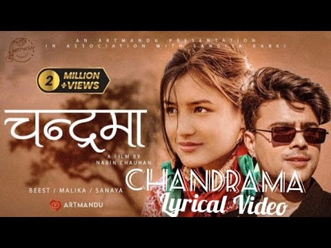 Chandrama Lyrics|Akhi Jhyalai Ma Lyrical Video|Sabin & Malika & Sanaya|Artmandu|Beest