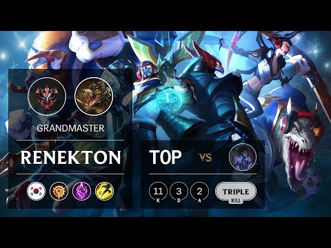 Renekton Top vs Sylas - KR Grandmaster Patch 9.10