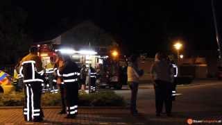 preview picture of video 'Evacuatie 21 mensen na brandmelding bij SOVAK in Terheijden (Middelbrand) (GRIP1) (2013-08-15)'