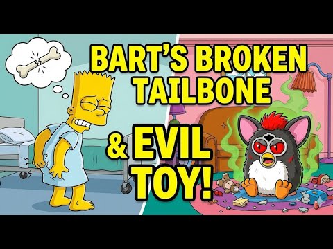 Simpsons Funny Moments | Bart's Broken Tailbone & The Evil Funzo Toy