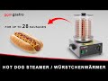 Vaporizador de Cachorro-Quente / Aquecedor de salsichas - 800 Watt