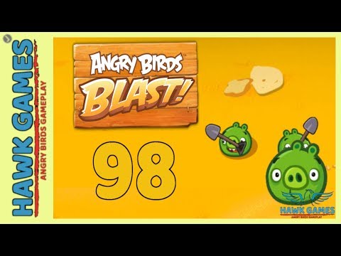 Angry Birds Blast 💥 Level 98 - 3 Stars Walkthrough, No Boosters