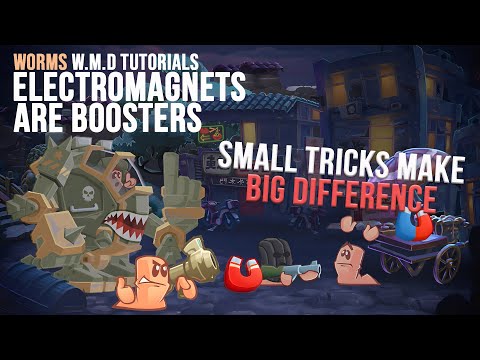Electromagnets Are Boosters🧲| Tips, Tricks & Tactics🧭| Worms WMD Tutorials🎥