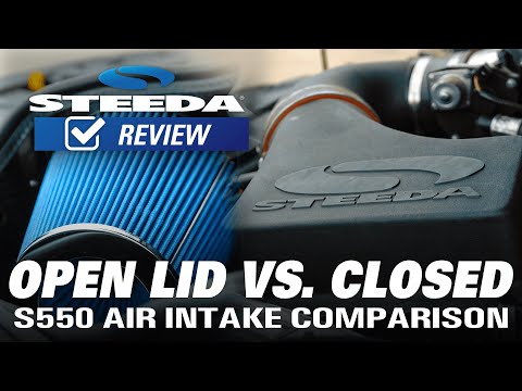 2015-2023 Mustang Open vs. Closed Lid Air Intakes | Steeda Review