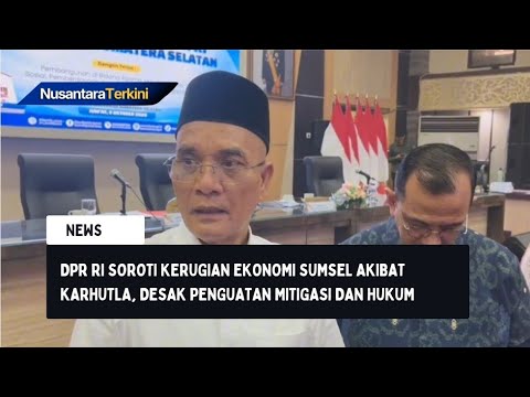 DPR RI Soroti Kerugian Ekonomi Sumsel Akibat Karhutla, Desak Penguatan Mitigasi dan Ketegasan Hukum