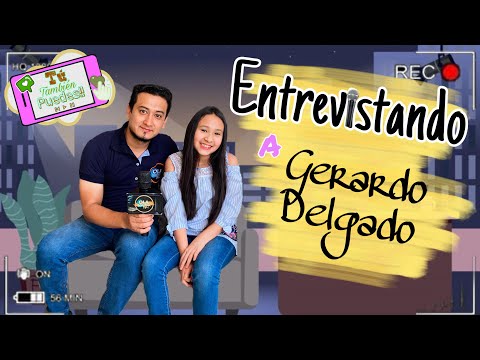 Entrevistado A Gerardo Delgado     📸📹....  ((TU TAMBIEN PUEDES)) ALYSABELLA 📹