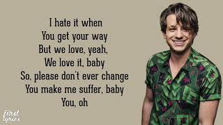 Charlie Puth - Suffer - Lyrics