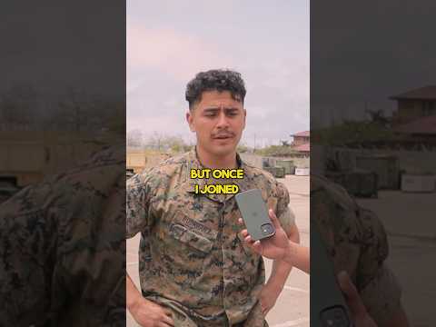 He was 30lbs overweight when he went to boot camp 🤯