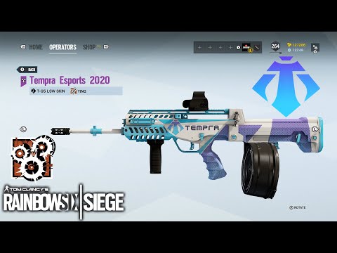 Tempra Esports 2020 Weapon Skin - Rainbow Six Siege