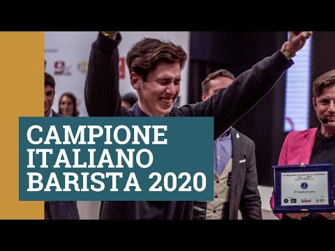 Daniele Ricci Italian Barista Champion 2020