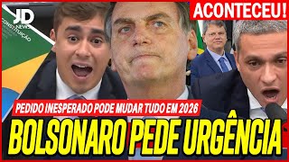 Bolsonaro pede encontro urgente, Hugo Motta surpreendido, Nikolas e Gayer reagem, Tarcísio comemora