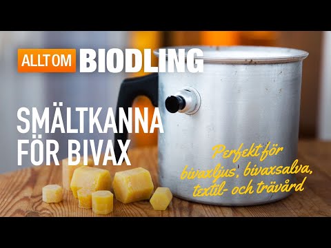 Smältkanna för bivax